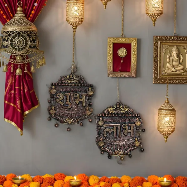 Shubh_Labh_Handmade_Wall_Hangings_Shubh_Labh_For_Housewarming,_Decorations_And_Door_(Big)