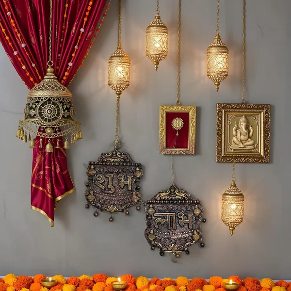 Shubh_Labh_Handmade_Wall_Hangings_Shubh_Labh_For_Housewarming,_Decorations_And_Door_(Big)