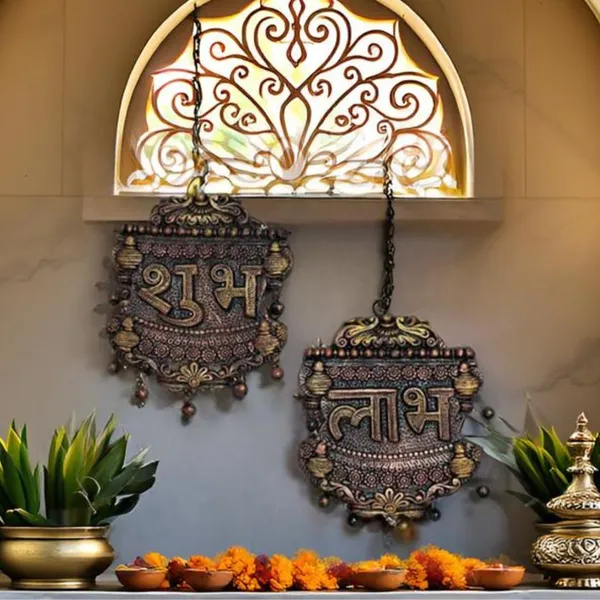 Shubh_Labh_Handmade_Wall_Hangings_Shubh_Labh_For_Housewarming,_Decorations_And_Door_(Big)