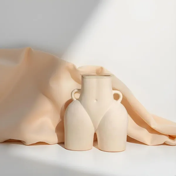 Ceramic_Bum_Shape_Vase_Unique_Planter_&_Flower_Pot_For_Home_Decor,_Living_Room,_Bedroom_|_Shelf_Decoration