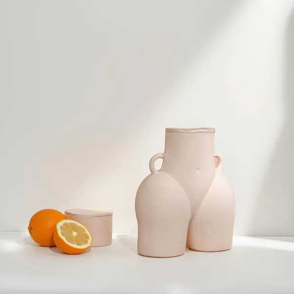 Ceramic_Bum_Shape_Vase_Unique_Planter_&_Flower_Pot_For_Home_Decor,_Living_Room,_Bedroom_|_Shelf_Decoration