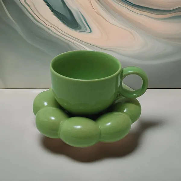 Ceramic_Bubble_Cup_Plate_Mug_&_Dessert_Plate_Set_|_|_Ideal_For_Gift_|_Coffee_Mug_For_Birthday,_Wedding,_Anniversary_Gift_For_Anyone_(Bubble_Cup_Green)