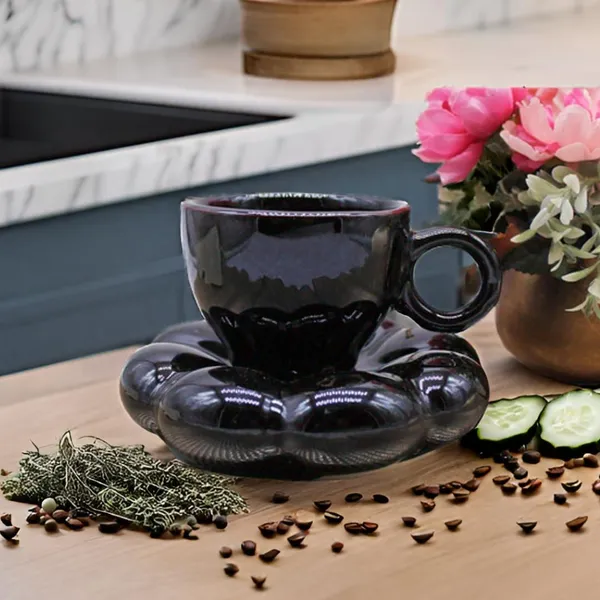 Ceramic_Bubble_Cup_Plate_Mug_&_Dessert_Plate_Set_|_Ideal_For_Gift_|_Coffee_Mug_For_Birthday,_Wedding,_Anniversary_Gift_For_Anyone_(Black)