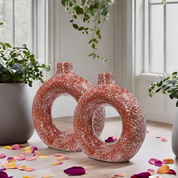 Ceramic_Ring_Planter_Decorative_Vases_For_Home_Decor,_Center_Table,_Flowers_Pot,_Living_Room_Decoration_And_Party_Centerpieces|_Ring_Shape_Planter_|_Flower_Pot_(Red)