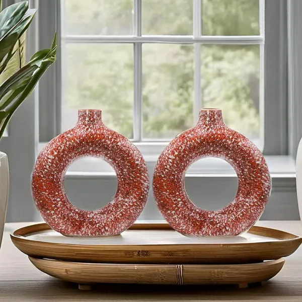 Ceramic_Ring_Planter_Decorative_Vases_For_Home_Decor,_Center_Table,_Flowers_Pot,_Living_Room_Decoration_And_Party_Centerpieces|_Ring_Shape_Planter_|_Flower_Pot_(Red)