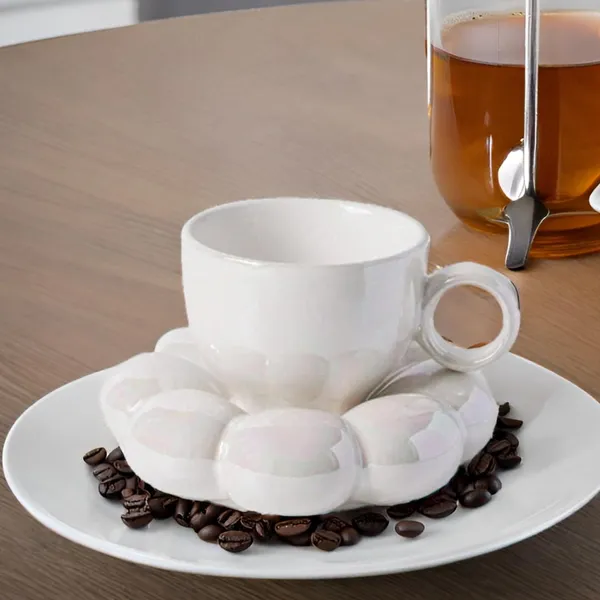 Ceramic_Bubble_Mug_&_Dessert_Plate_Set_|_Ideal_For_Gift_|_Coffee_Mug_For_Birthday,_Wedding,_Anniversary_Cup_Plate_Gift_For_Anyone_(White)