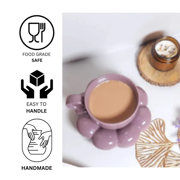 Ceramic_Bubble_Mug_&_Dessert_Plate_Set_|_Ideal_For_Gift_|_Coffee_Mug_For_Birthday,_Wedding,_Anniversary_Cup_Plate_Gift_For_Anyone_(Bubble_Cup)_(Purple)