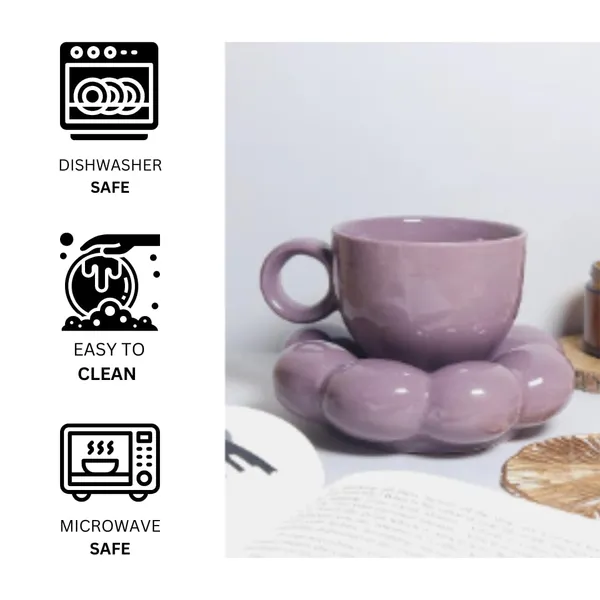 Ceramic_Bubble_Mug_&_Dessert_Plate_Set_|_Ideal_For_Gift_|_Coffee_Mug_For_Birthday,_Wedding,_Anniversary_Cup_Plate_Gift_For_Anyone_(Bubble_Cup)_(Purple)