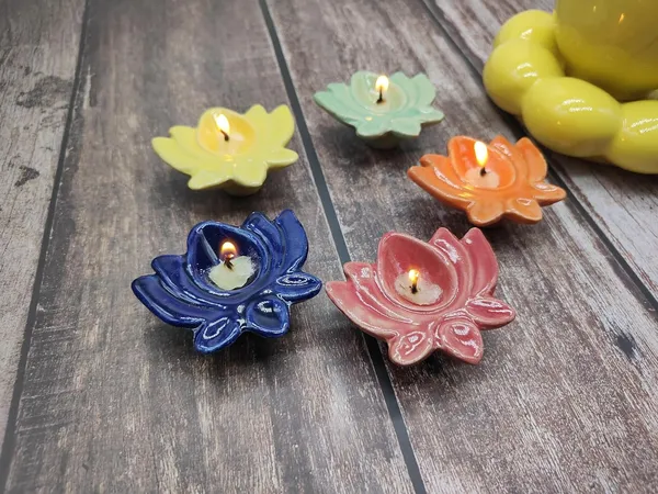 Kamal_Diya_Ceramic_Colorful_Table_Diya,_Hand_Made_For_Diwali_Decoration,_Puja_Deepak_Lamp_Colorful_Kamal_Design_For_Gifting_(Pack_Of_5)