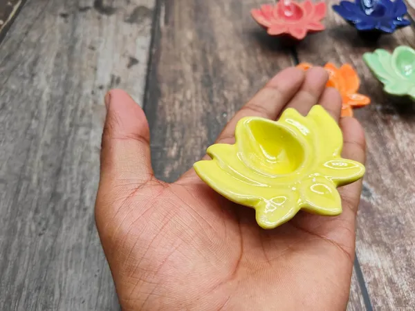 Kamal_Diya_Ceramic_Colorful_Table_Diya,_Hand_Made_For_Diwali_Decoration,_Puja_Deepak_Lamp_Colorful_Kamal_Design_For_Gifting_(Pack_Of_5)