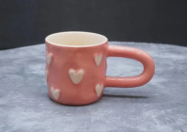 Ceramic_Handle_Cup_|_Ideal_For_Gift_|_Handle_Cup_Gifts_For_Anniversary,_Wedding,_Housewarming_Parties-200_Ml_(Pink)