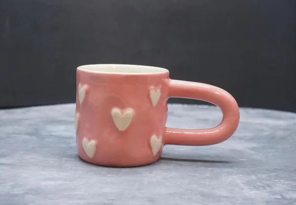 Ceramic_Handle_Cup_|_Ideal_For_Gift_|_Handle_Cup_Gifts_For_Anniversary,_Wedding,_Housewarming_Parties-200_Ml_(Pink)