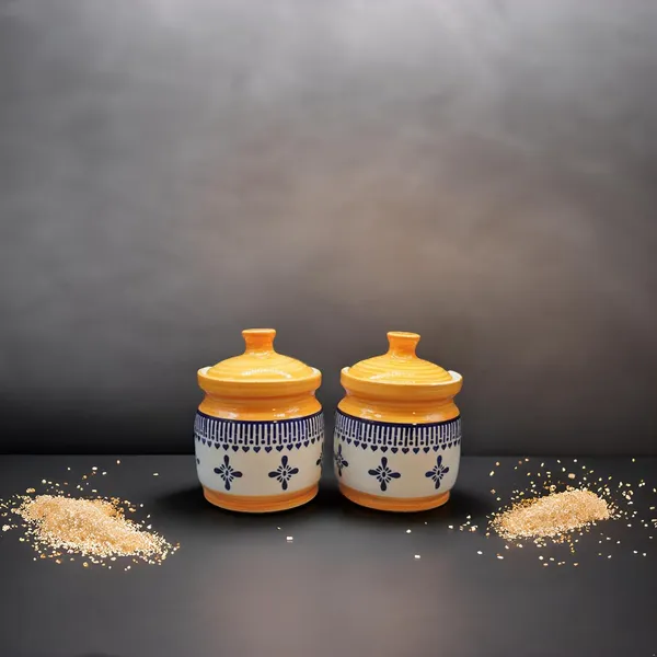Handicrafts_Ceramic_Pickle_Jars_1000_Ml_Pottery_Ceramic_Storage_Jar_For_Pickle,_Ceramic_Cornichon_Storage_Jar_For_Pickle_Barni_For_Achar,_Jar_Storage_Container_(Pack-2)_(Yellow)