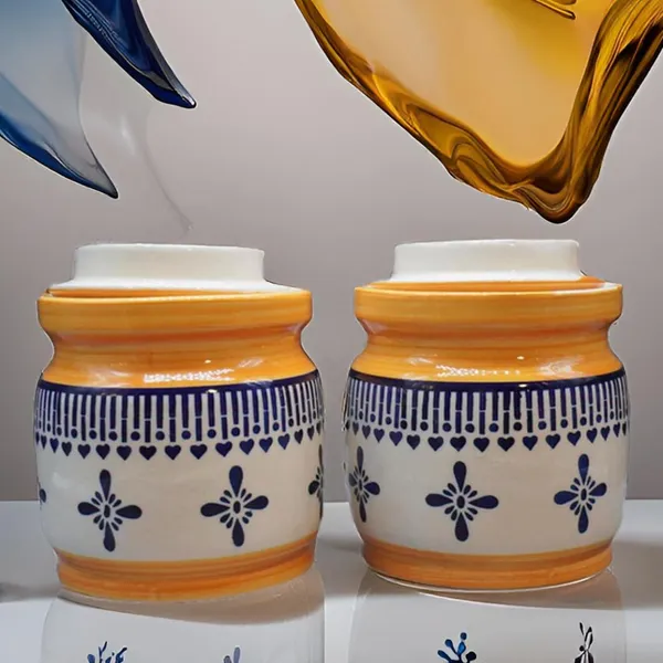 Handicrafts_Ceramic_Pickle_Jars_1000_Ml_Pottery_Ceramic_Storage_Jar_For_Pickle,_Ceramic_Cornichon_Storage_Jar_For_Pickle_Barni_For_Achar,_Jar_Storage_Container_(Pack-2)_(Yellow)