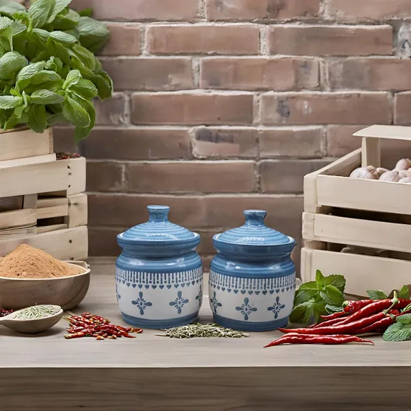 Handicrafts_Ceramic_Pickle_Jars_1000_Ml_Pottery_Ceramic_Storage_Jar_For_Pickle,_Ceramic_Cornichon_Storage_Jar_For_Pickle_Barni_For_Achar,_Jar_Storage_Container_(Pack-2)_(Grey)
