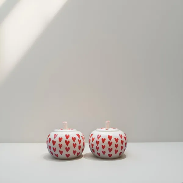 Ceramic_Apple_Shape_Pickle_Jar_Set_Pack_Of_2_|_Handmade_Pottery_Storage_Barni_For_Achar,_Spices_&_Dry_Fruits_|_Decorative_Ceramic_Container_With_Tray