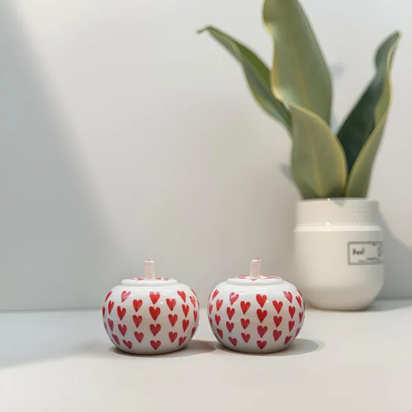 Ceramic_Apple_Shape_Pickle_Jar_Set_Pack_Of_2_|_Handmade_Pottery_Storage_Barni_For_Achar,_Spices_&_Dry_Fruits_|_Decorative_Ceramic_Container_With_Tray
