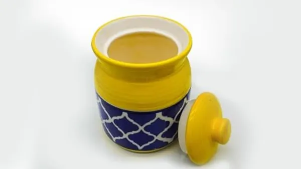 Pure_Ceramic_Pickle_Jars_With_Unique_Lids_Multipurpose_Barni_For_Chutney,_Pickle_Jar_Storage_Container,_Dining_Table_Container_(500_Ml)_-_Multicolor
