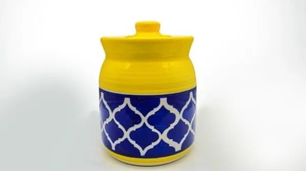 Pure_Ceramic_Pickle_Jars_With_Unique_Lids_Multipurpose_Barni_For_Chutney,_Pickle_Jar_Storage_Container,_Dining_Table_Container_(500_Ml)_-_Multicolor