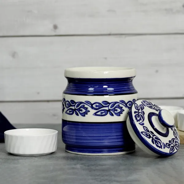 Ceramic_Jars_With_Lid_Multipurpose_Barni_For_Chutney,_Pickle_Jar_Storage_Container,_Dining_Table_Container_Pack_Of_1(Blue)_1200_Ml