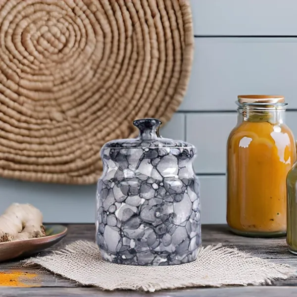 Ceramic_Jars_With_Lid_Multipurpose_Barni_For_Chutney,_Pickle_Jar_Storage_Container,_Dining_Table_Container_Pack_Of_1(Grey)_1200_Ml