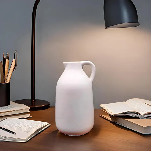 Handicrafts_Ceramic_Flower_Vase_In_Bottle_Shape__Stylish_Bottle_Shape_Design,_Ideal_For_Office_And_Living_Room_Centerpieces,_Elegant_Pot_For_Modern_Home_Decor,_Perfect_For_Any_Table_(White)