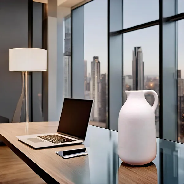 Handicrafts_Ceramic_Flower_Vase_In_Bottle_Shape__Stylish_Bottle_Shape_Design,_Ideal_For_Office_And_Living_Room_Centerpieces,_Elegant_Pot_For_Modern_Home_Decor,_Perfect_For_Any_Table_(White)