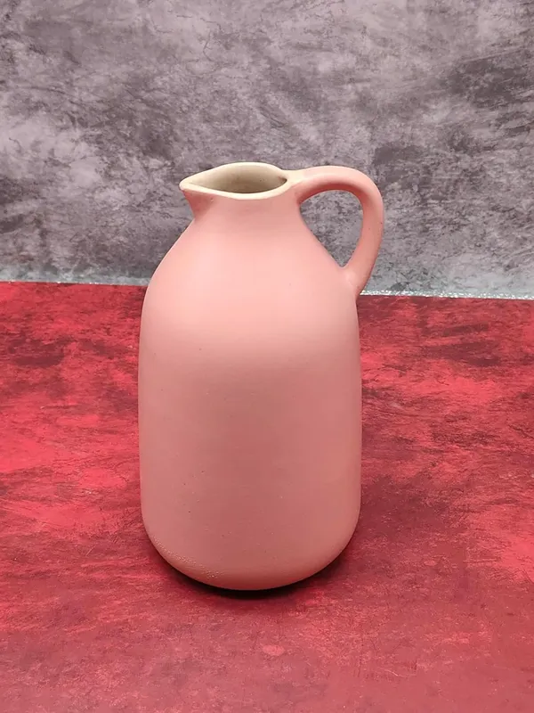 Handicrafts_Ceramic_Flower_Vase_In_Bottle_Shape__Stylish_Bottle_Shape_Design,_Ideal_For_Office_And_Living_Room_Centerpieces,_Elegant_Pot_For_Modern_Home_Decor,_Perfect_For_Any_Table_(Pink)