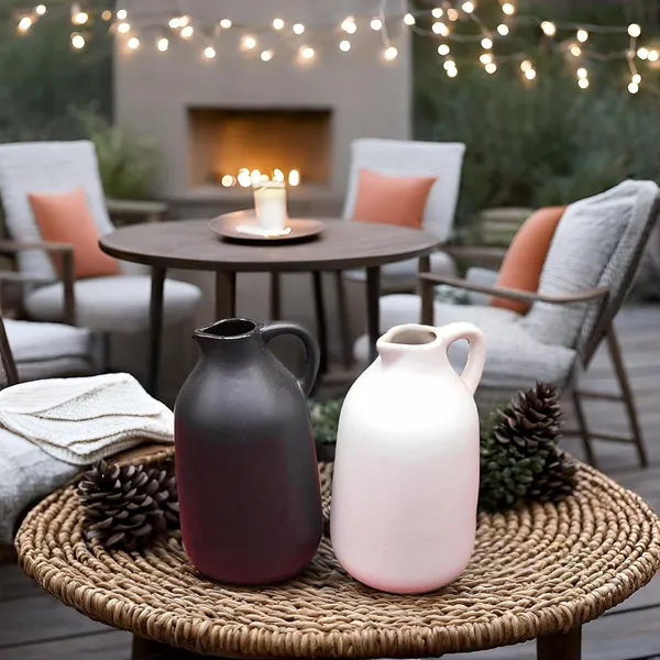 Handicrafts_Ceramic_Flower_Vase_In_Bottle_Shape__Stylish_Bottle_Shape_Design,_Ideal_For_Office_And_Living_Room_Centerpieces,_Elegant_Pot_For_Modern_Home_Decor_(Black_&_White)
