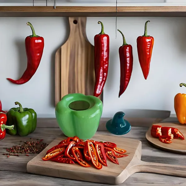 Ceramic_Capsicum_Decorative_Pickle_Jar_Food_Storage_Jar_Multipurpose_Aachar_Masala_Jar_For_Kitchen_And_Dining_Table_500_Ml_Set_Of_1_(Green)