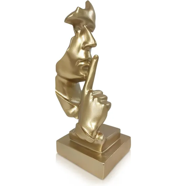 Handicrafts_Creative_And_Abstract_Men_Figure_Statues_Sculptures,Keep_Silence_Figurine,The_Thinker_Statue_And_Sculpture_For_Home_Living_Room_Table_Decoration,Office_Desk_Decor_(Gold)