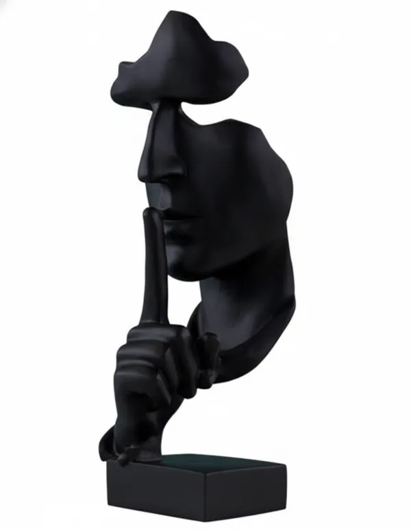 Creative_And_Abstract_Men_Figure_Statues_Sculptures,Keep_Silence_Figurine,The_Thinker_Statue_And_Sculpture_For_Home_Living_Room_Table_Decoration,Office_Desk_Decor_(Black)
