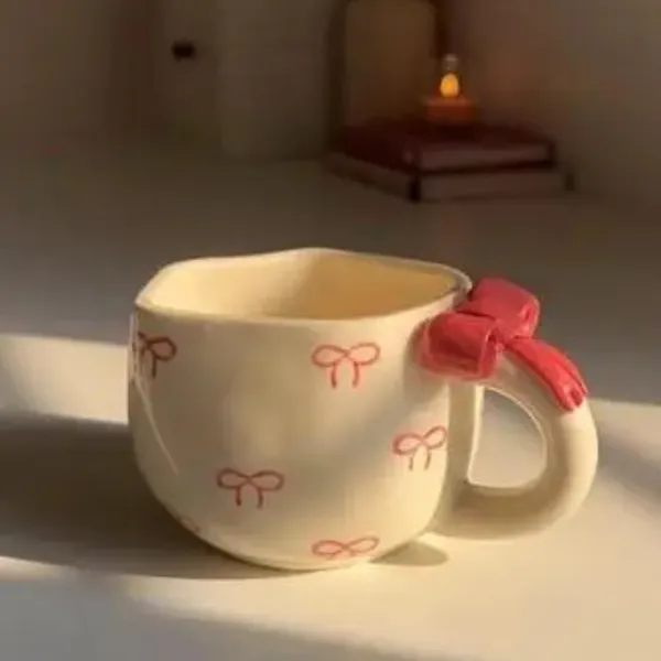 3D_Rose_Ceramic_Mug_|_Handmade_Polka_Dot_Coffee_&_Tea_Cup_|_Unique_Gift_For_Birthday,_Valentine_&_Anniversary_|_240Ml_|_Microwave_Safe_(Rose_Cup)