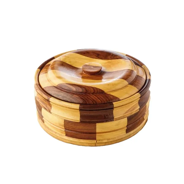 Handcrafted_Wooden_Design_Casserole_For_Roti_|_Insulated_Hot_Pot_Roti_Box_|_Kitchen_Hot_Box_For_Food_Storage_And_Home