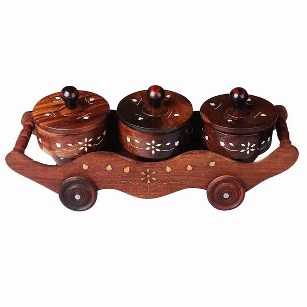 Wooden_Serving_Tray_Set_Of_3_|_Handmade_Rectangular_Trays_For_Breakfast,_Tea_&_Snacks_|_Rustic_Brown_Finish_Platter_Set_For_Table_&_Kitchen_Decor_And_Home
