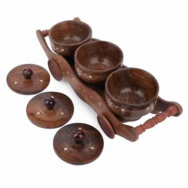 Wooden_Serving_Tray_Set_Of_3_|_Handmade_Rectangular_Trays_For_Breakfast,_Tea_&_Snacks_|_Rustic_Brown_Finish_Platter_Set_For_Table_&_Kitchen_Decor_And_Home