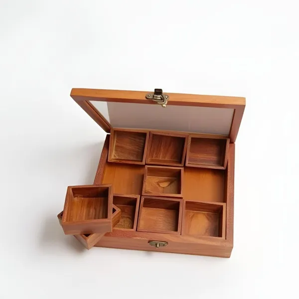 Wooden_Masala_Daani_|_9-Compartment_Spice_Box_With_Lid_|_Handcrafted_Wooden_Storage_Box_For_Kitchen_&_Dining_|_Traditional_Brown_Organizer_For_Indian_Spices