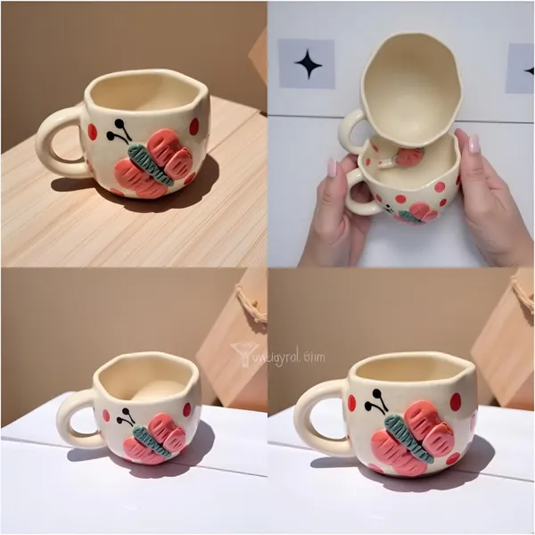 Handmade_Butterfly_Ceramic_Mug_|_Cute_Butterfly_&_Polka_Dot_Design_|_Coffee,_Tea,_Milk_Cup_|_Gift_For_Girls_&_Kids_|_White_&_Pink_(1_Piece)