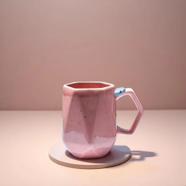 Handmade_Flower_Ceramic_Mug_|_Pink_Cup_With_Embossed_Blue_Daisy_Design_|_Coffee,_Tea,_Milk_Mug_|_Gift_For_Girls,_Friends_&_Family_|_(1_Piece)
