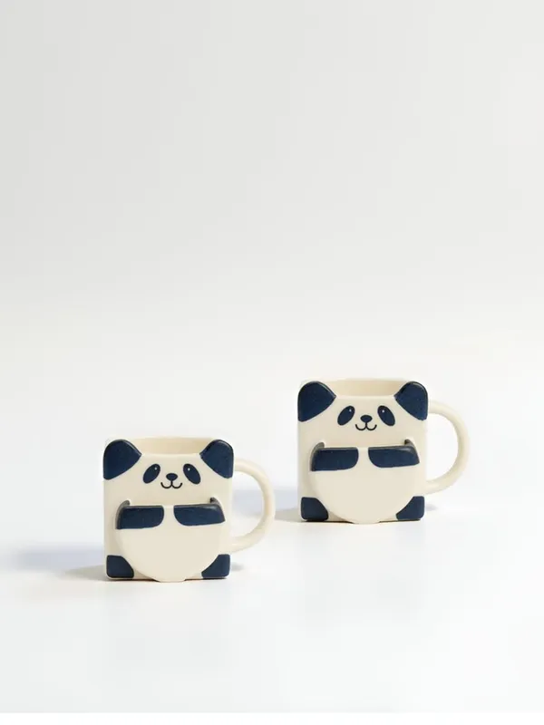 Panda_Face_Ceramic_Mug_|_Cute_Animal_Shaped_Coffee_Mug_For_Kids_&_Adults_|_3D_Design_With_Round_Belly_|_Tea,_Coffee,_Milk_Mug_|_Gift_Item_|_(2_Piece)