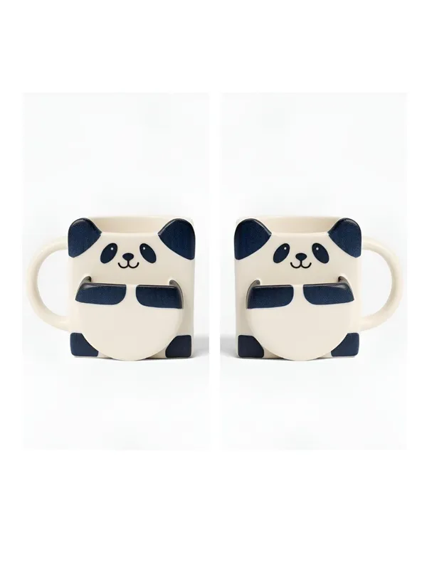 Panda_Face_Ceramic_Mug_|_Cute_Animal_Shaped_Coffee_Mug_For_Kids_&_Adults_|_3D_Design_With_Round_Belly_|_Tea,_Coffee,_Milk_Mug_|_Gift_Item_|_(2_Piece)