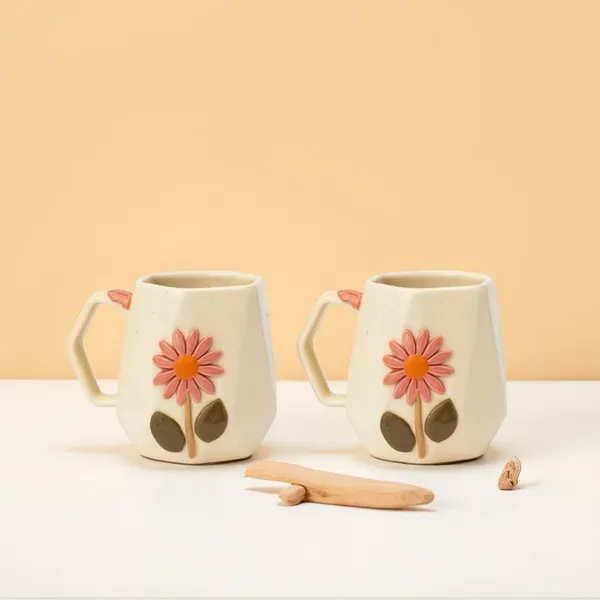Handmade_Flower_Ceramic_Mug_|_Cream_Cup_With_Embossed_Blue_Daisy_Design_|_Coffee,_Tea,_Milk_Mug_|_Gift_For_Girls,_Friends_&_Family_|_(2_Piece)