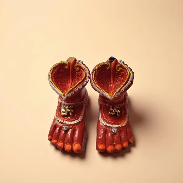 Laxmi_Charan_Paduka_|_Maa_Lakshmi_Red_Terracotta_Diya_Handcrafted_Oil_Lamp_For_Pooja,_Mandir_&_Home_Decor_|_Traditional_Deepak_For_Diwali_&_Festive_Rituals