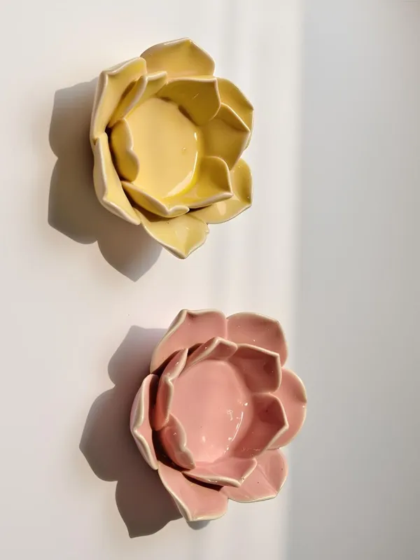 Ceramic_Flower_Candle_Holder_Lotus_Diya_Set_Of_2_|_Decorative_Tealight_Holder_For_Pooja_Room,_Temple_&_Home_Decor_|_Traditional_Festival_Decoration_(Yellow-Pink)