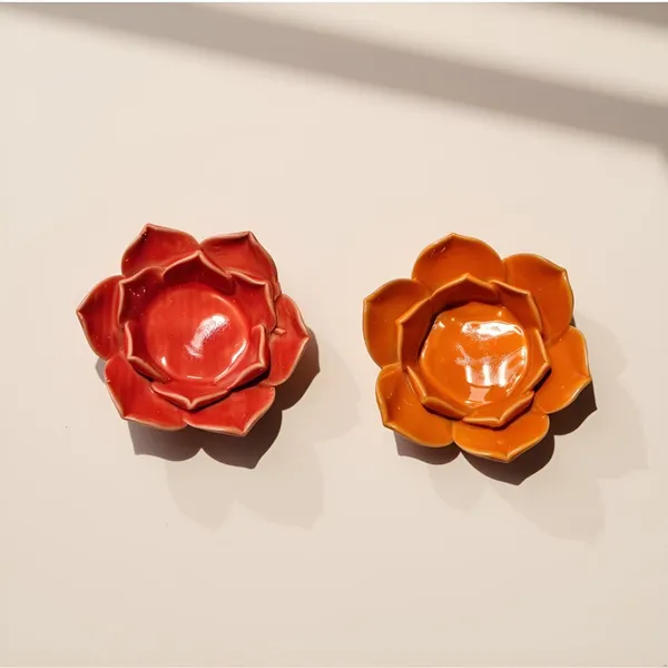 Handicrafts_Ceramic_Flower_Candle_Holder_Lotus_Diya__Set_Of_2_|_Decorative_Tealight_Holder_For_Pooja_Room,_Temple_&_Home_D�cor_|_Traditional_Festival_Decoration_(Red-Orange)