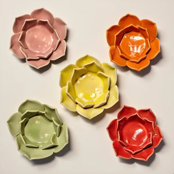 Handicrafts_Ceramic_Flower_Candle_Holder_Lotus_Diya__Set_Of_2_|_Decorative_Tealight_Holder_For_Pooja_Room,_Temple_&_Home_D�cor_|_Traditional_Festival_Decoration_(Set_Of_5)