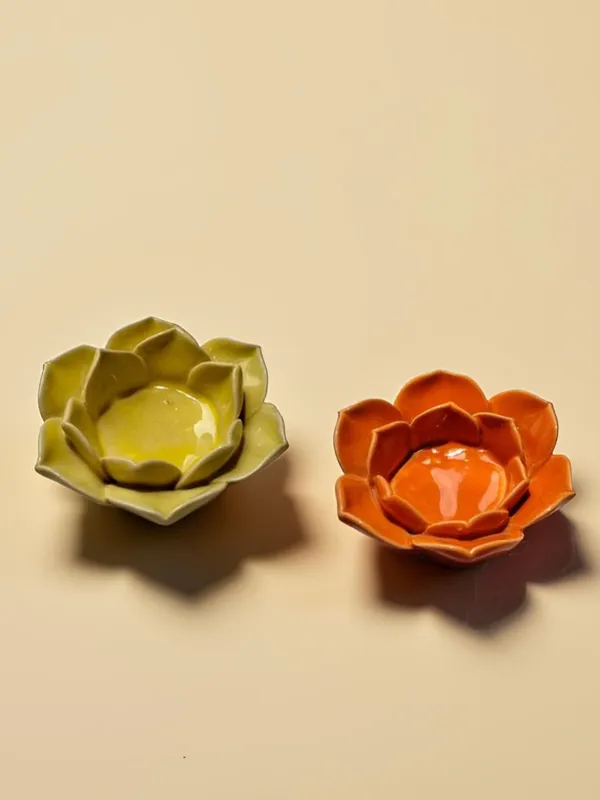 Ceramic_Flower_Candle_Holder_Lotus_Diya_Set_Of_2_|_Decorative_Tealight_Holder_For_Pooja_Room,_Temple_&_Home_Decor_|_Traditional_Festival_Decoration_(Yellow-Orange)