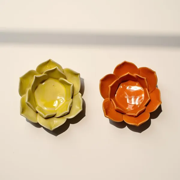Ceramic_Flower_Candle_Holder_Lotus_Diya_Set_Of_2_|_Decorative_Tealight_Holder_For_Pooja_Room,_Temple_&_Home_Decor_|_Traditional_Festival_Decoration_(Yellow-Orange)