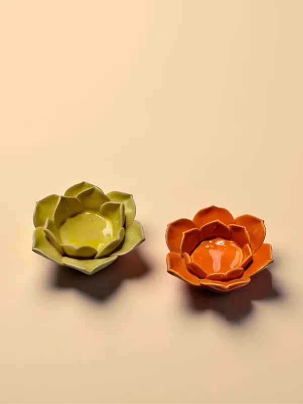 Ceramic_Flower_Candle_Holder_Lotus_Diya_Set_Of_2_|_Decorative_Tealight_Holder_For_Pooja_Room,_Temple_&_Home_Decor_|_Traditional_Festival_Decoration_(Yellow-Orange)