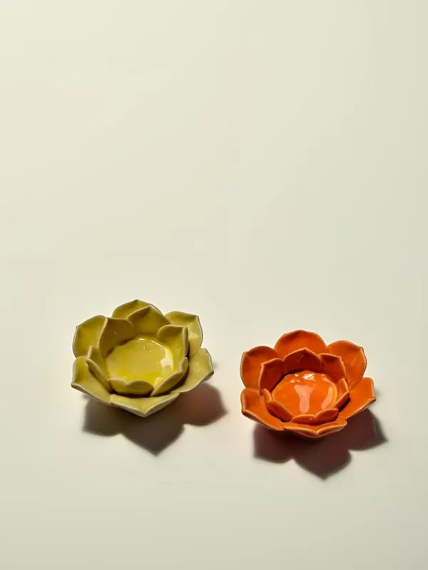 Ceramic_Flower_Candle_Holder_Lotus_Diya_Set_Of_2_|_Decorative_Tealight_Holder_For_Pooja_Room,_Temple_&_Home_Decor_|_Traditional_Festival_Decoration_(Yellow-Orange)